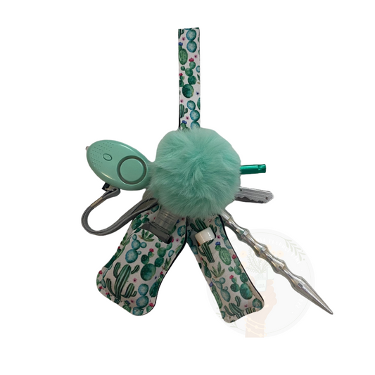 CACTUS LOVE SELF-DEFENSE KEYCHAINS A1