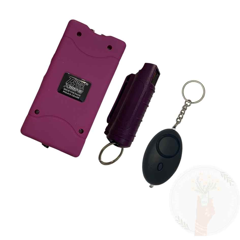 Stun Gun/Personal Alarm/Pepper Spray Bundle