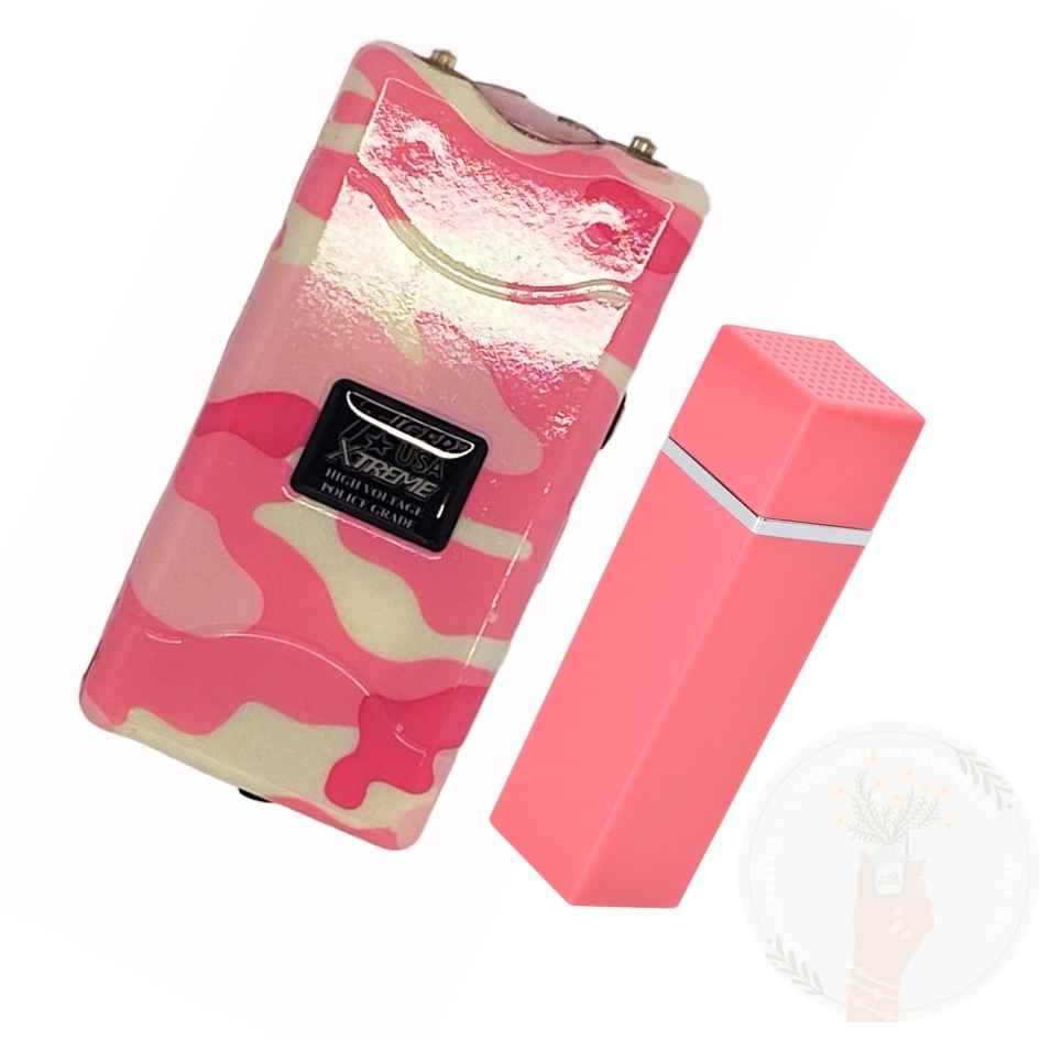 Stun Gun/Lipstick Alarm Bundle