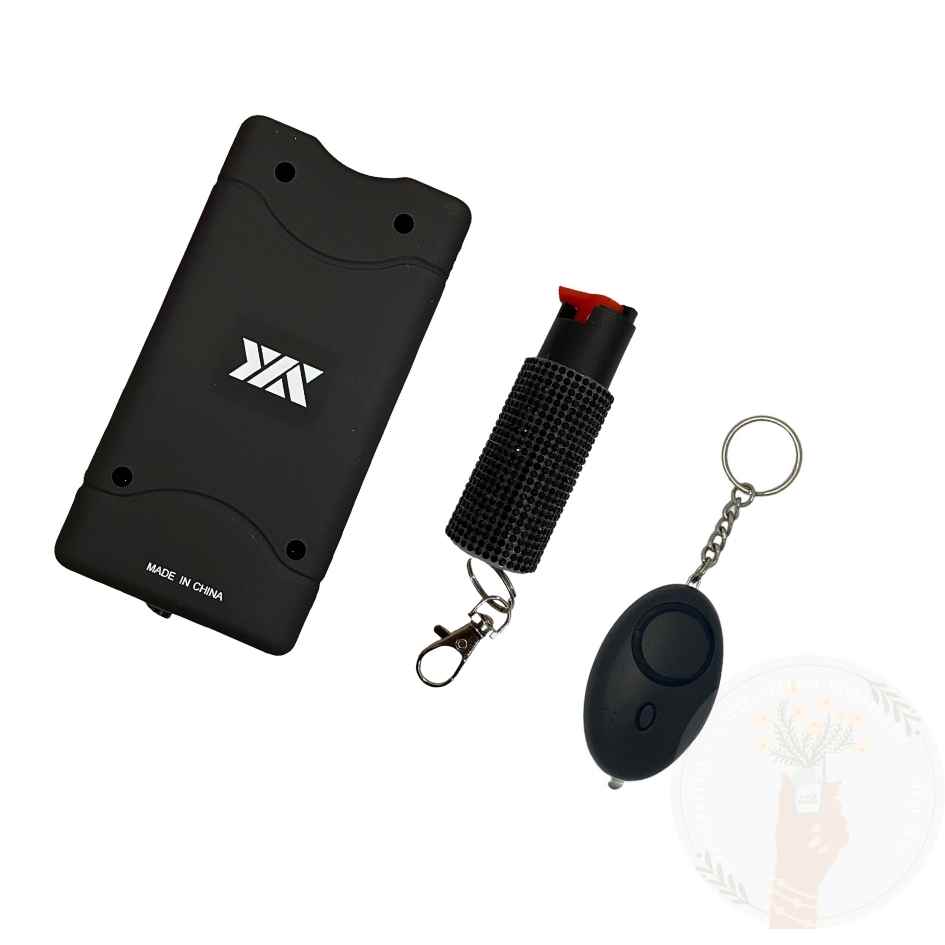 Stun Gun/Personal Alarm/Pepper Spray Bundle