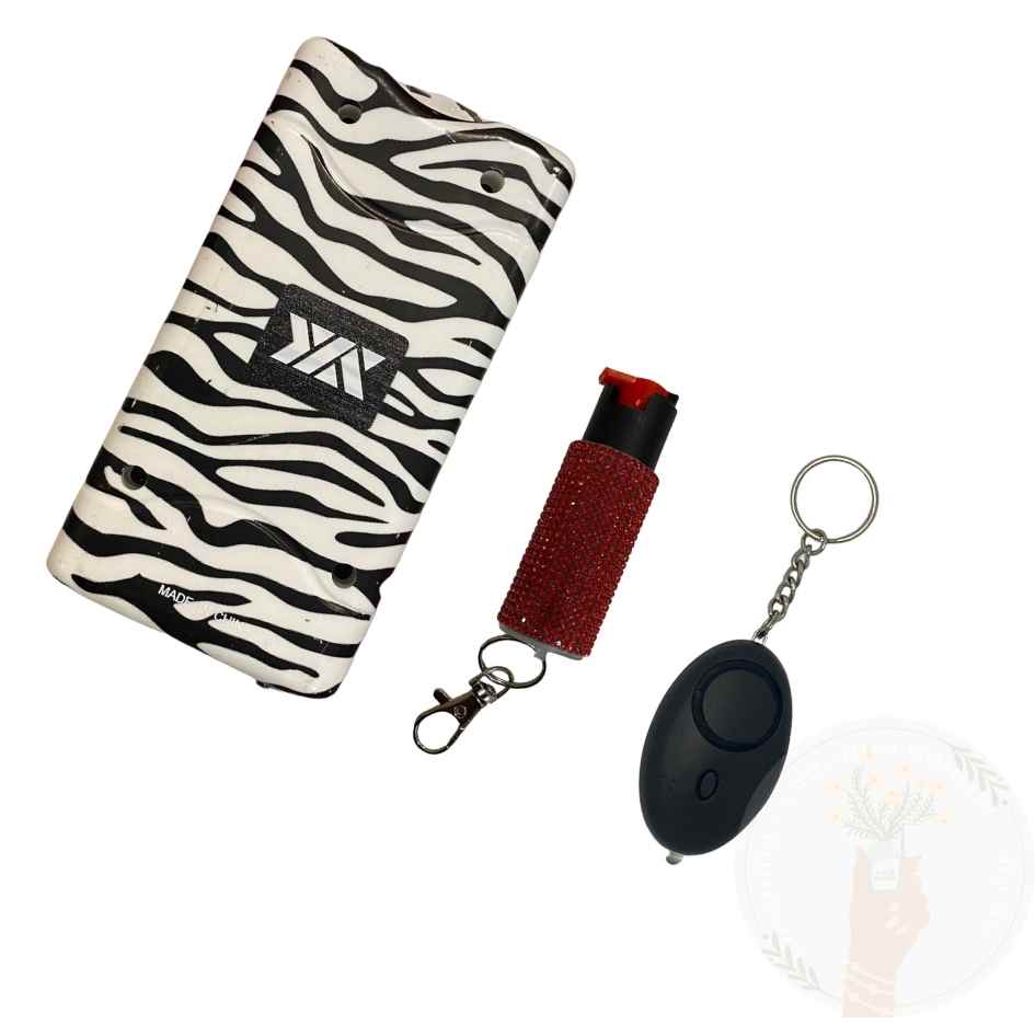 Stun Gun/Personal Alarm/Pepper Spray Bundle