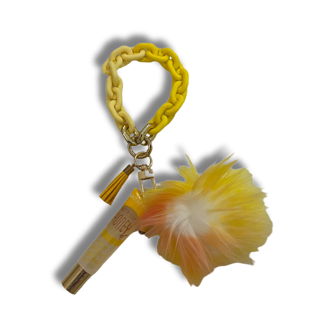 YELLOW FASHION KEYCHAIN