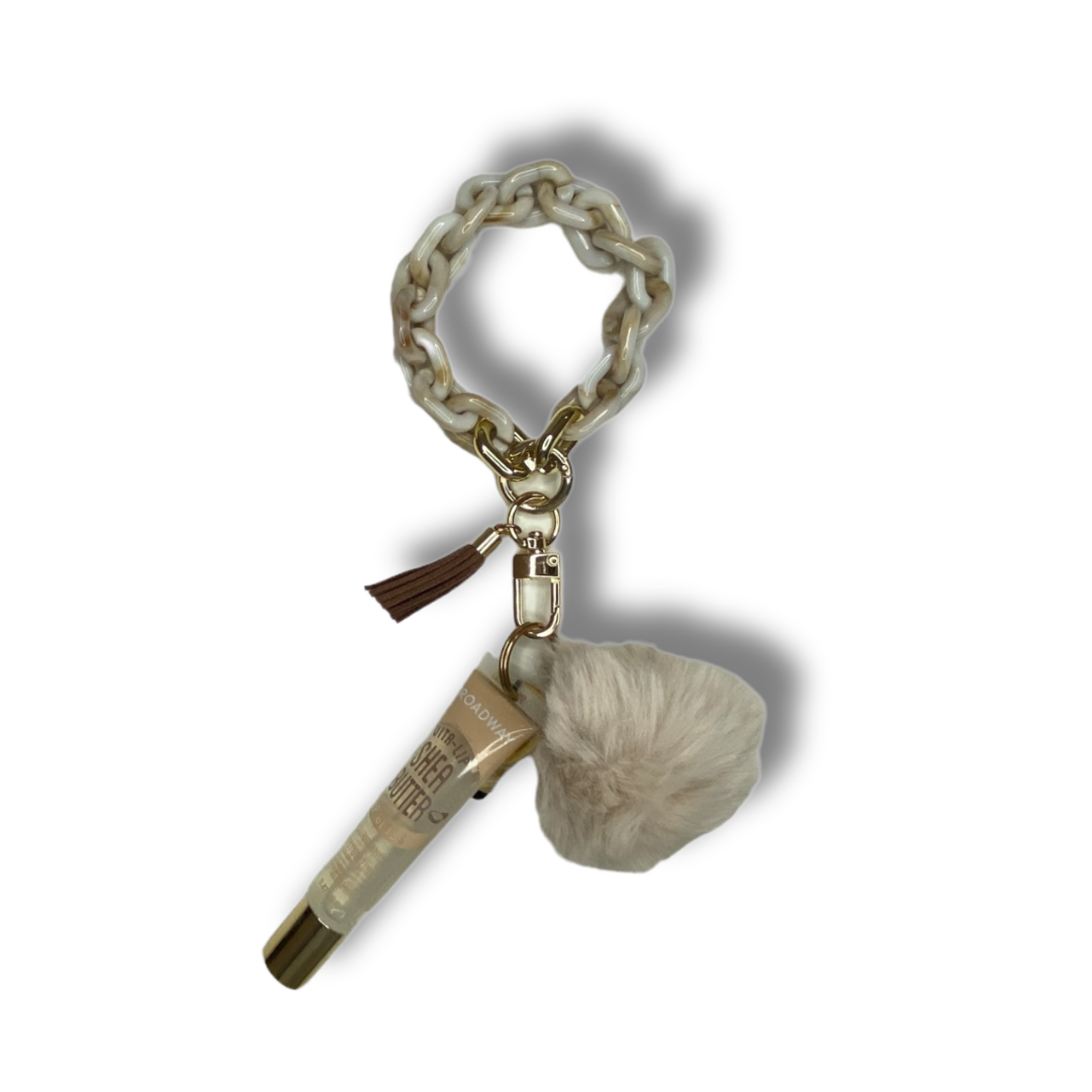 TAN FASHION KEYCHAIN