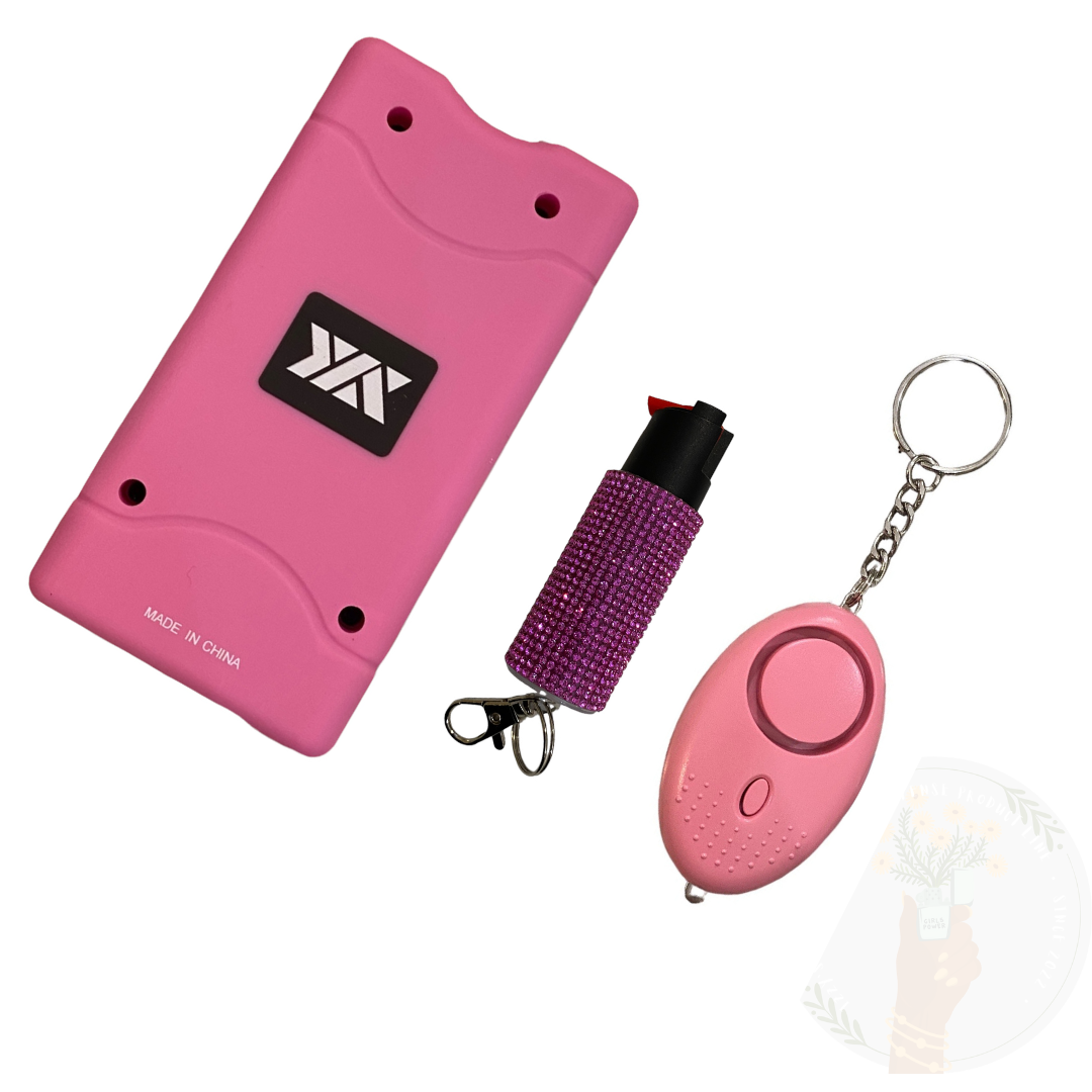 Stun Gun/Personal Alarm/Pepper Spray Bundle