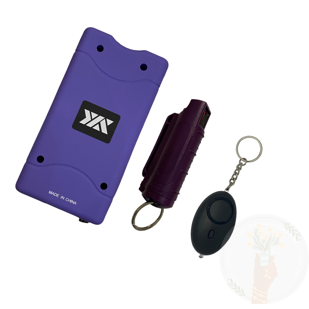 Stun Gun/Personal Alarm/Pepper Spray Bundle