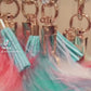 TEAL FASHION KEYCHAIN